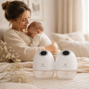 Odsávačka mateřského mléka elektrická handsfree Gaia Duo Petite & Mars