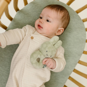 Chrastítko králíček Miffy Green Flower Little Dutch