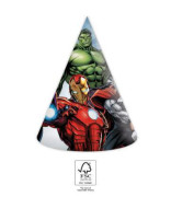 Čepičky papírové - Avengers (Marvel), 6 ks