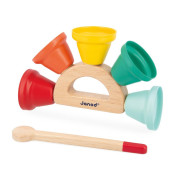 Dřevěný hudební nástroj pro děti Zvonečky Janod Gioia 