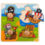 Vkládací puzzle piráti Bigjigs Toys