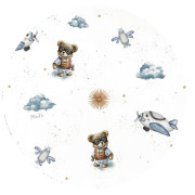 Novorozenecká zavinovačka bavlna Méďa pilot