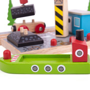 Uhelný dok s jeřábem Bigjigs Rail