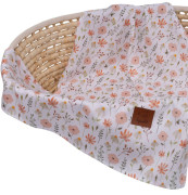 Bambusová letní sada polštářku s medvídkem a přikrývkou Letní louka Infantilo