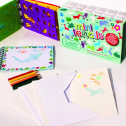 Meadow Kreslicí šablony s pastelkami mini box