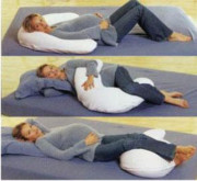 Kojící polštář BIG FLOPSY 170 cm Red Castle