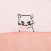 Kojenecké šatičky s tylovou sukýnkou New Baby Wonderful růžové