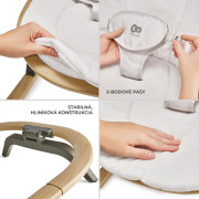 Lehátko Elsu Grey do 9 kg Kinderkraft