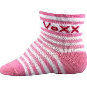 Ponožky kojenecké Fredíček pruhované dívčí (3 páry)