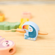 Navlékání Zvířátka Pastel 13 ks