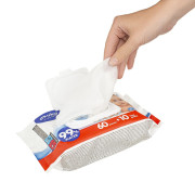 Opakovaně použitelný uzávěr na vlhčené ubrousky Akuku