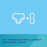 Jednorázové poporodní kalhotky s vložkou 2 v 1, 5 ks Canpol babies