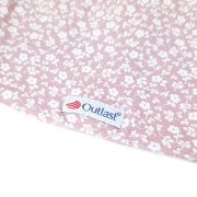 Kabátek podšitý Outlast® Starorůžová kvítka / bílá Little Angel