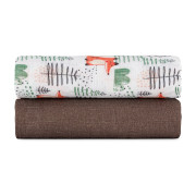 Přikrývka bambusová mušelínová 2 ks 120 x 120 cm Misty Petite&Mars