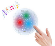 Plyšový usínáček medvídek s projektorem Bear pink Milly Mally