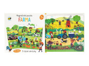 Magnetické puzzle Farma