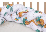 Ochranný límec - cop - do postýlky - Scarlett Afrika - Tyrkysová