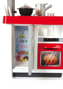 Kuchyňka Bon Appetit elektronická, červeno-bílá