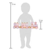 Nasazování Dřevěný vláček small foot