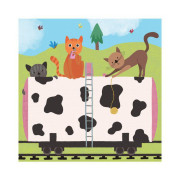 Kouzelné čtení Leporelo Vlakem celým rokem