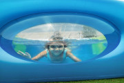 Bazén nafukovací s okny 1.68 m x 1.68 m x 56 cm