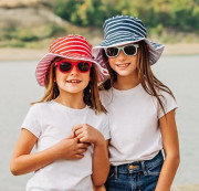 Dětský klobouček s UV BABY Striped oboustranný