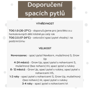 Celoroční spací pytel s odepínacími rukávy Sleepee