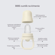 Silikonový dudlík na krmení Bibs