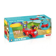 Odrážedlo auto s opěradlem Červené