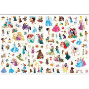 Omalovánky a 100 tetování Disney Princezny
