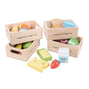 Set zdravých potravin ve čtyřech krabičkách 2 Bigjigs Toys 