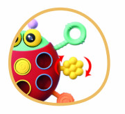 Tahoulíček beruška plast 15 x 11 cm Babyted 