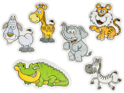Puzzle dětské Zvířátka safari 16 dílků