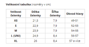 Sportovní čelenka Monstera černá Wamu