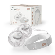 Odsávačka mateřského mléka s funkcí ohřevu krku Double Hands-free Gentleneste Kinderkraft