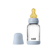 Antikoliková skleněná láhev s kaučukovým dudlíkem 120 ml