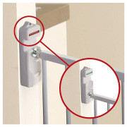 Zábrana bezpečnostní Broadway 2-panelová extra široká 76-134,5 cm bílá Dreambaby