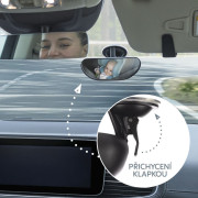 Malé zpětné zrcátko Deluxe Black Zopa