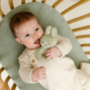 Chrastítko králíček Miffy Green Flower Little Dutch