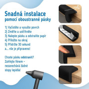 Ochranná páska pěnová pro ochranu hran a rohů nábytku 2 m Sipo