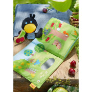 Textilní kniha pro miminka Ovocný sad Haba