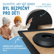 Ochranná páska pěnová pro ochranu hran a rohů nábytku 2 m Sipo