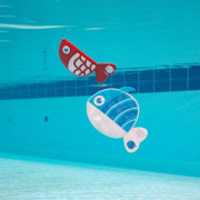 Bobbin' Buddies Sensory Fish 2 ks – silikonové smyslové rybičky do vody