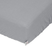 Mušelínové prostěradlo s gumou 60 x 120 cm BabyMatex