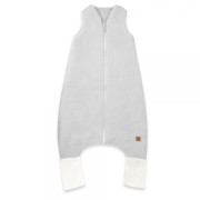Mušelínový spací vak se zahrnovacími nohavičkami - šedý Baby Nellys