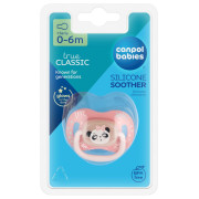 Dudlík silikonový třešinka Exotic animals 0 - 6 m 1 ks Canpol babies