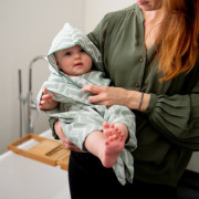 Mušelínová osuška Blenker s kapucí 100x70 cm KipKep