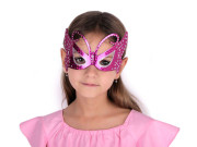Karnevalová maska - motýl s glitry