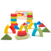 Dřevěné skládací oblouky a trojúhelníky Bigjigs Toys