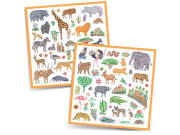 Samolepky Africká zvířata Djeco